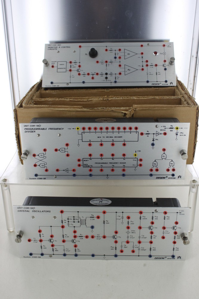 DEGEM SYSTEMS UNITCOM 5B CRYSTAL OSCILLATORS DIVIDER CONTROL CIRCUITS