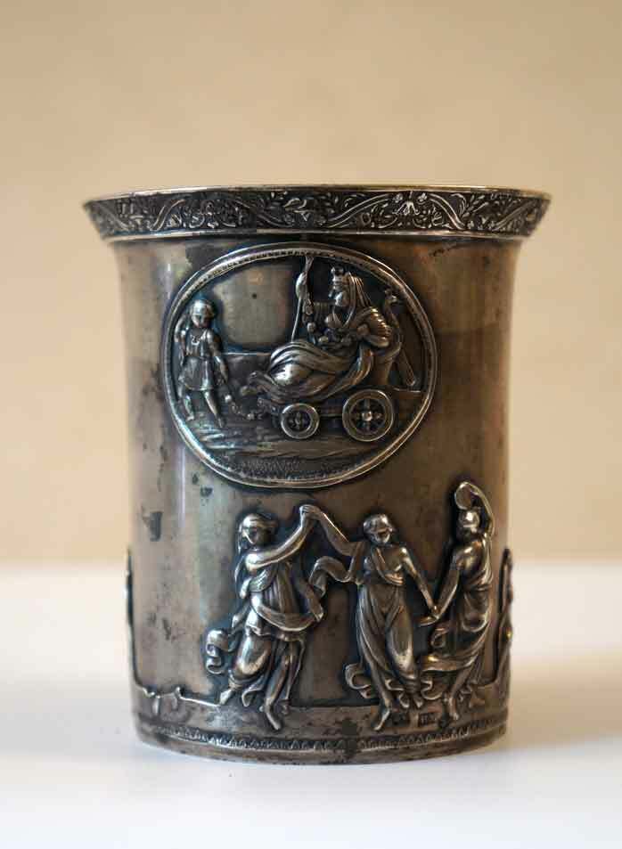 Antique Russian Silver Cup 1869