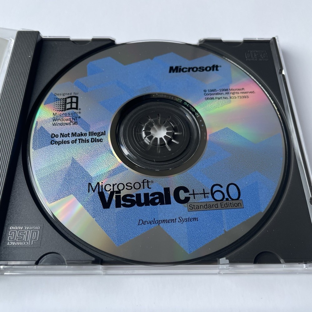Microsoft Visual C++ 6.0 Standard Edition w/ Key Full Version