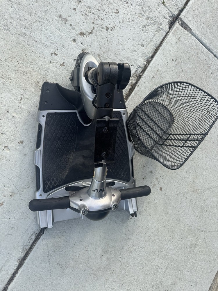 Handle Bars Controls Tilt Control Panel With Key Vive Scooter Silver & More