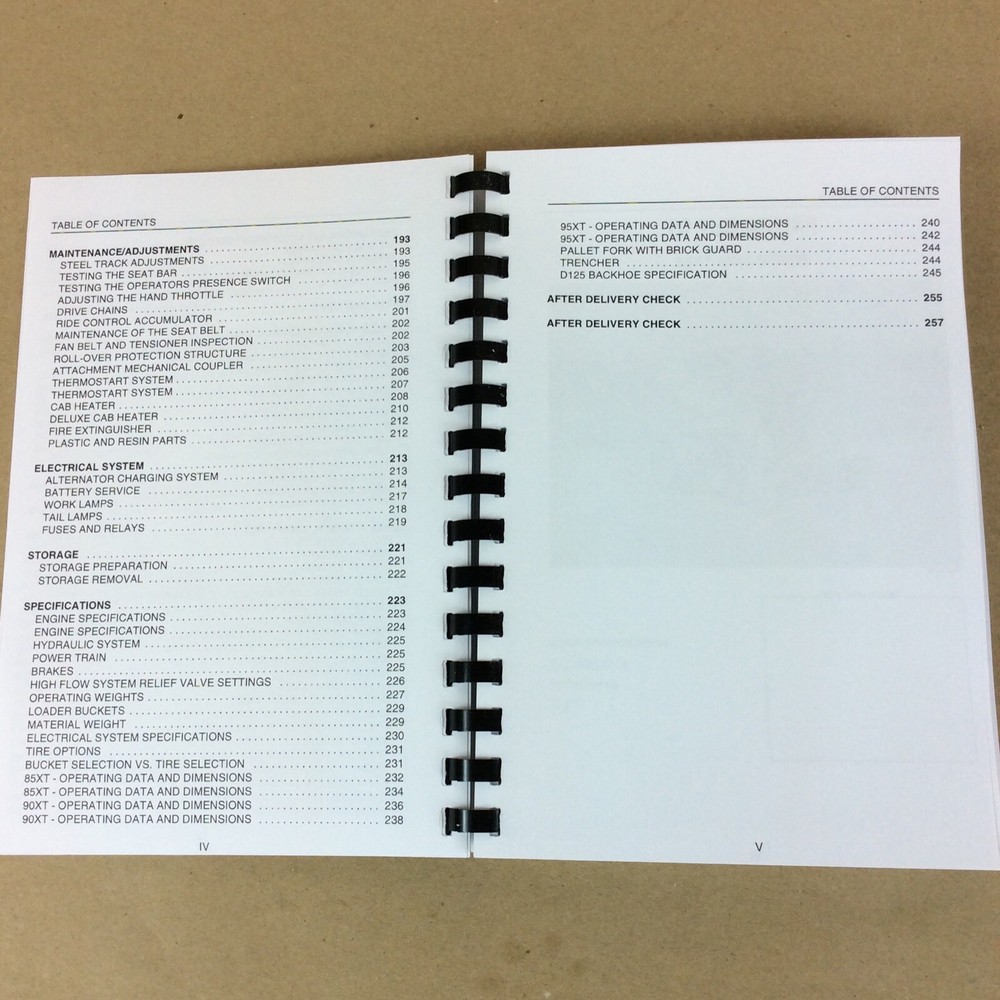 CASE 85XT 90XT 95XT SKIDSTEER SKID LOADER OWNERS OPERATORS MANUAL 258 pages
