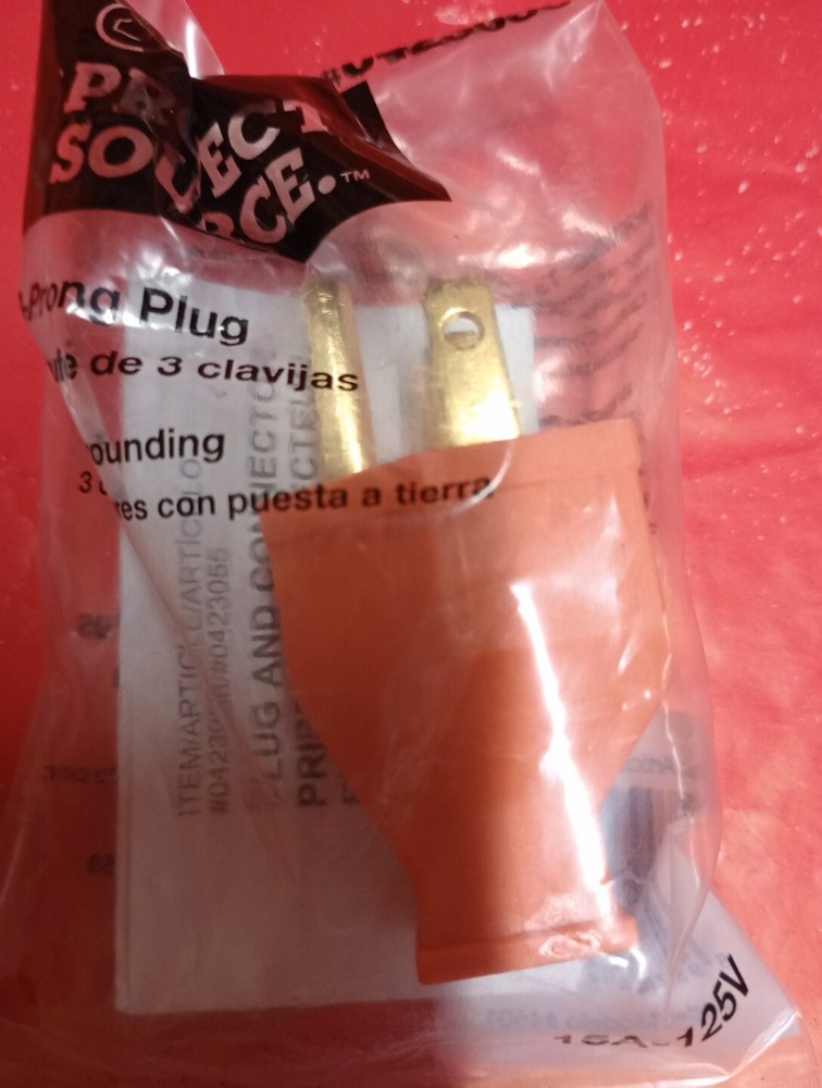 Lot Of 2 Project Source 3 Prong Plug #0423056