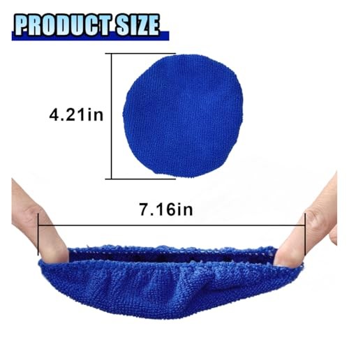 7 Pack Microfiber Cloths, Replaceable Car Inside Windshield Cleaning Tool