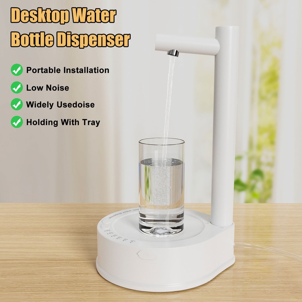 Desktop Water Bottle Dispenser Portable Electric Water Dispenser Pump