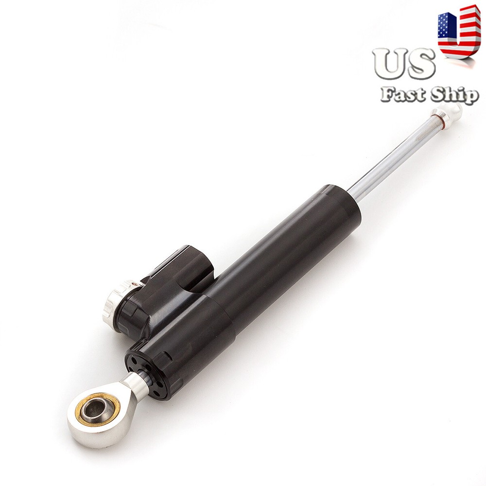 CNC Steering Damper Stabilizer Linear&Bracket Kit For MT09 FZ09 2013-2020 BLK