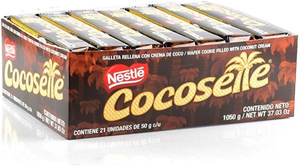 , Wafer Cookie Filled with Coconut Cre