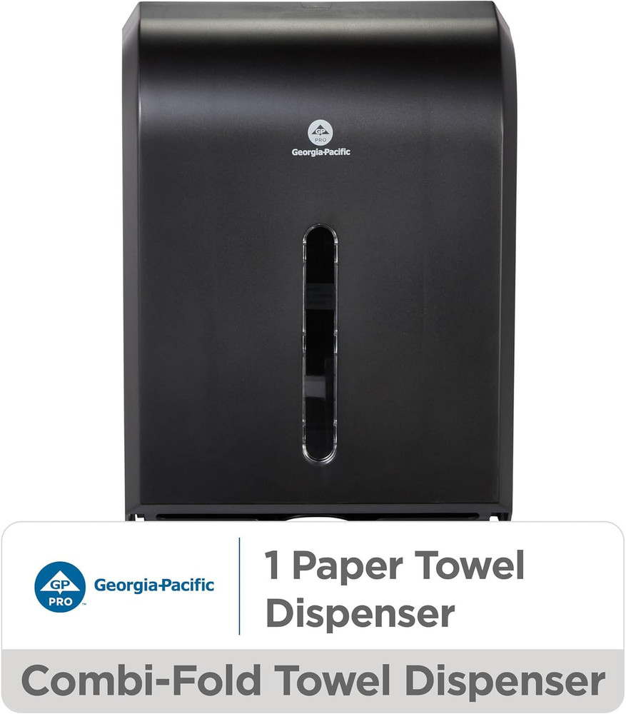 Combi-Fold Paper Towel Dispenser, 56650A, Black