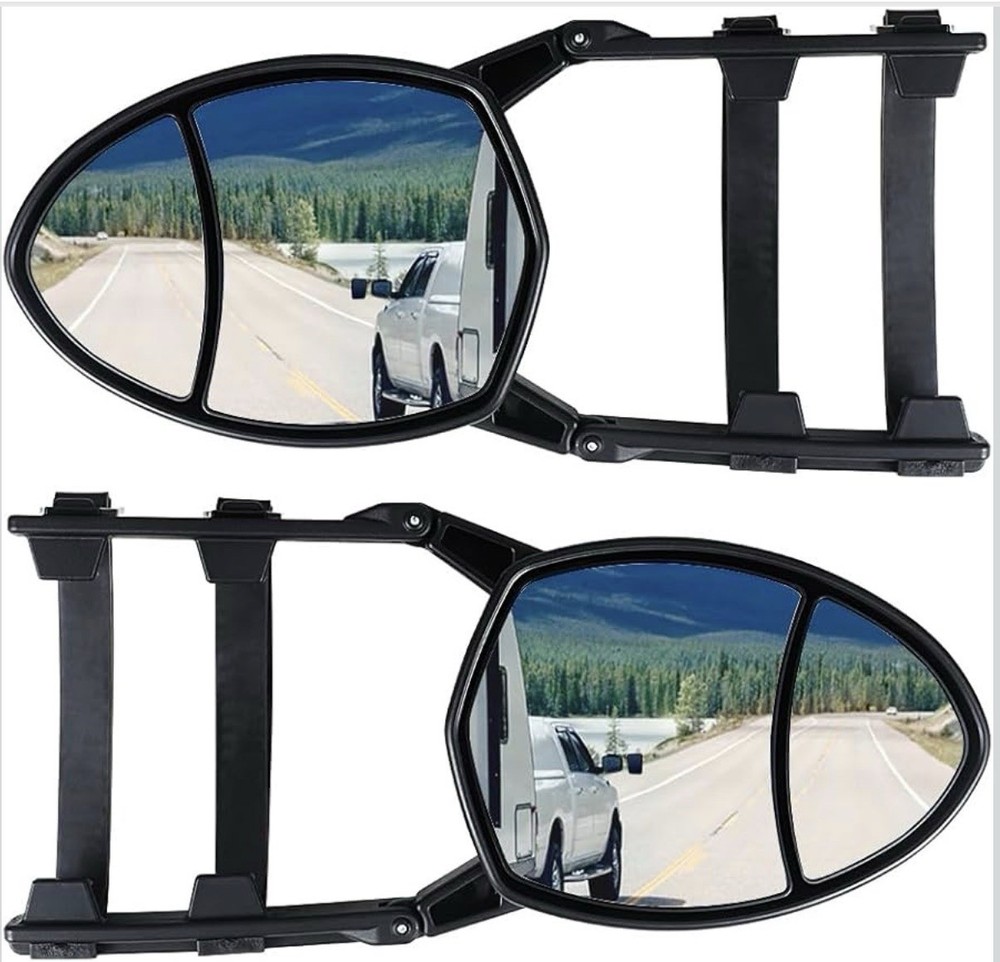 Extended Trailer Rearview Mirror Adjastable Towing Mirror for Trucks , RVs. 2 pc