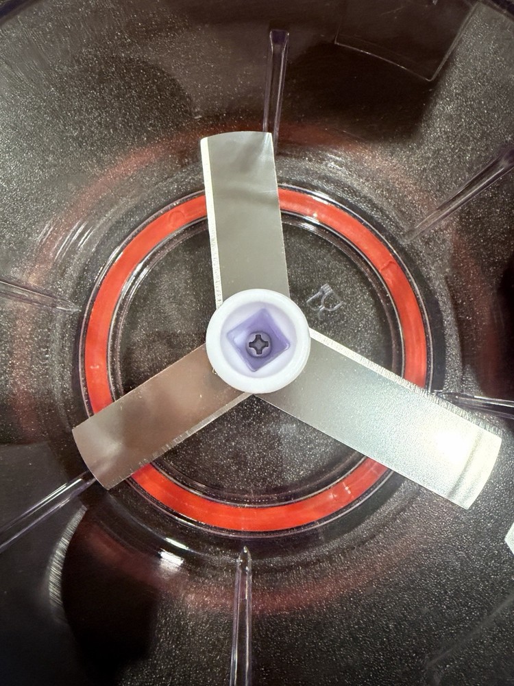 Prepology Manual Pull Function Food Chopper Red 3-Layered Blade