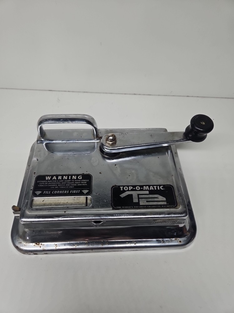 Top-O-Matic T2 Cigarette Rolling Machine Used See Photos