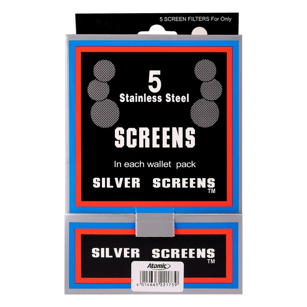 Silver Screen 100 pc / 5 Screens = Total 500 Premium Silver Screens Pipe Filter