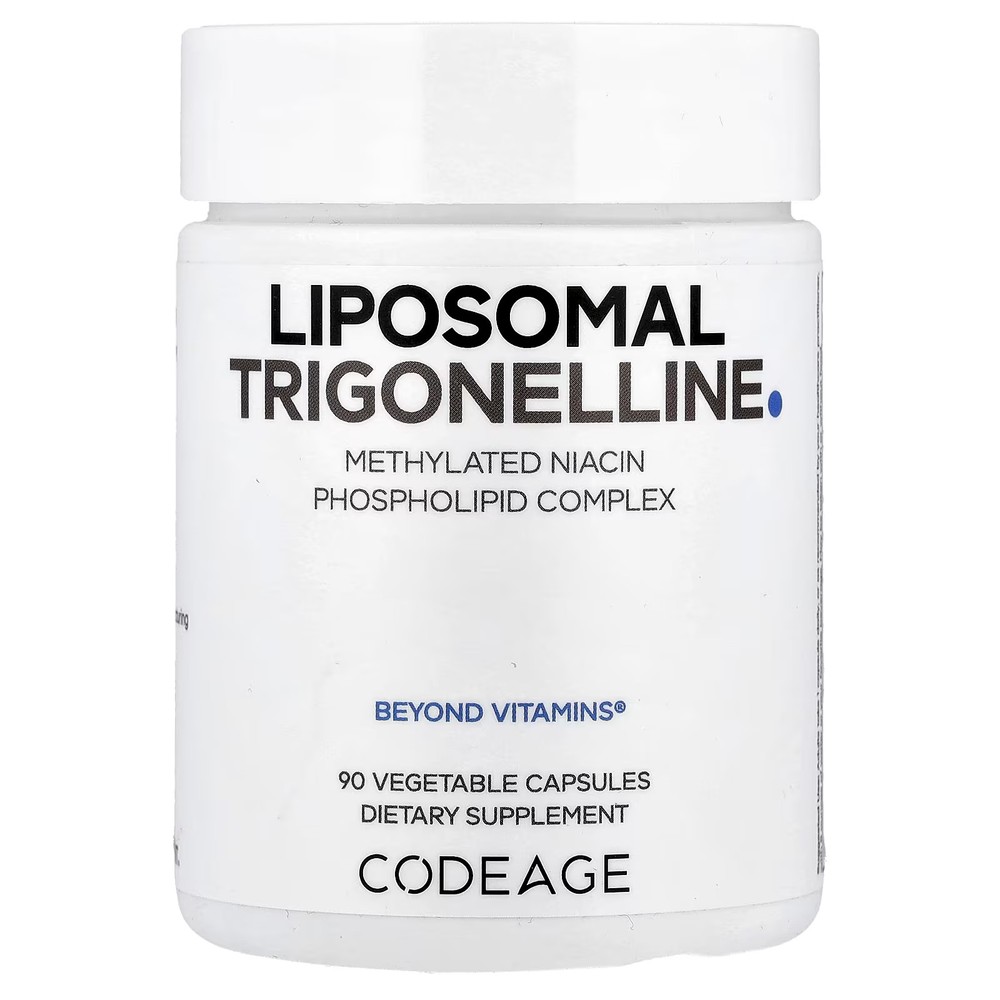 2 X Codeage, Liposomal Trigonelline, 90 Vegetable Capsules