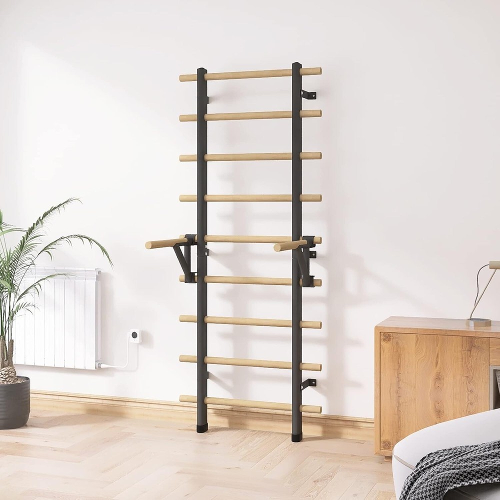 DHT DW-S Adjustable Parallel Dip/Pull-up Bar Assembly for WA2 Stall Bar Home Gym