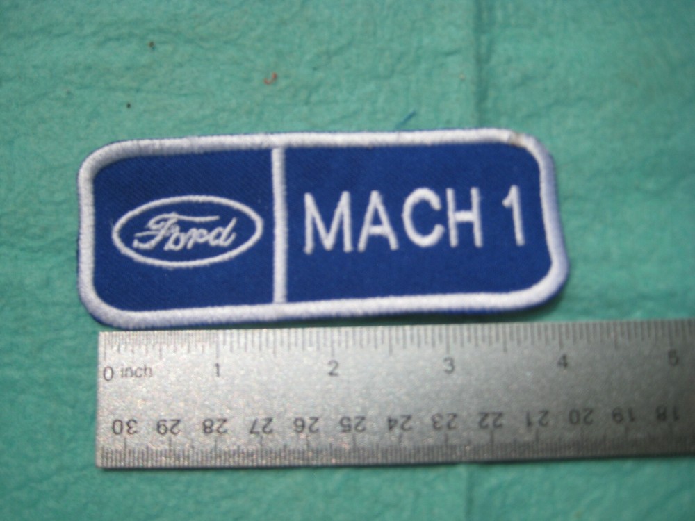 Ford Mustang Mach 1  Uniform Service Jacket Patch
