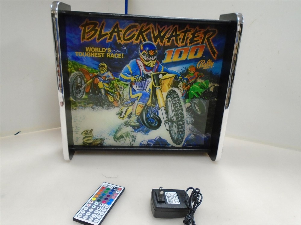 Bally Blackwater 100 Pinball Head LED Display light box