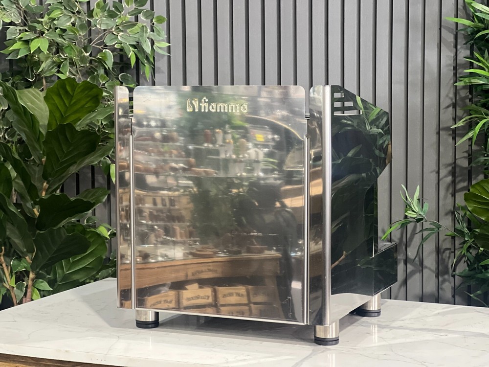 FIAMMA ATLANTIC COMPACT 2 GROUP STAINLESS ESPRESSO COFFEE MACHINE STAINLESS CAFE