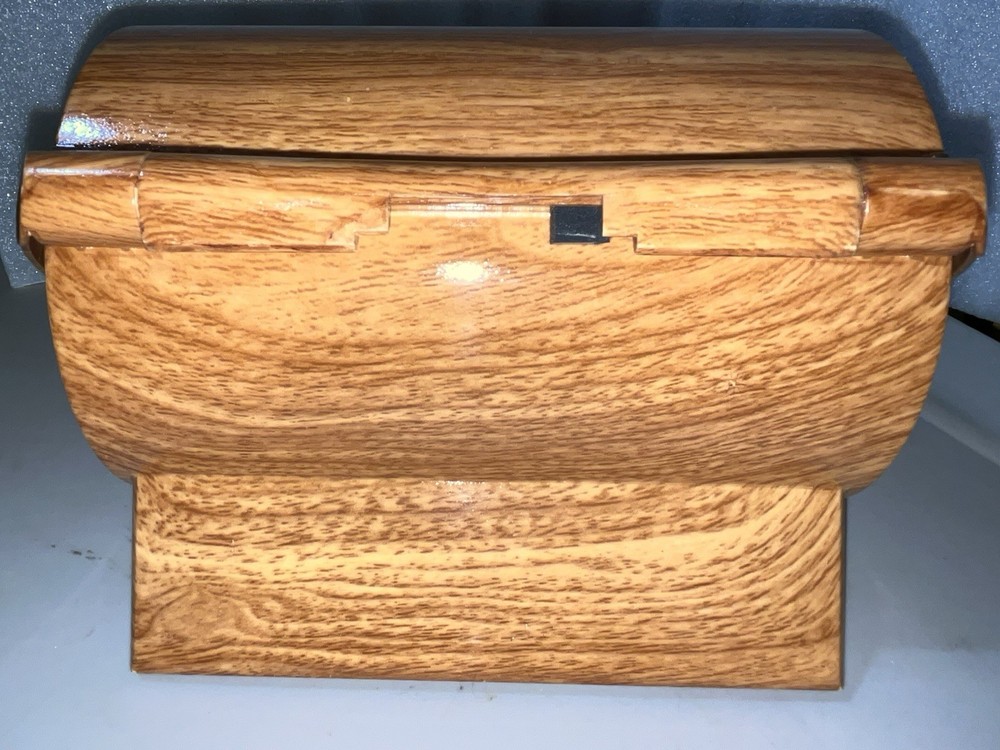 DISCGEAR SELECTOR 50 CD DVD Holder Storage Rack in a cool WOODGRAIN pattern