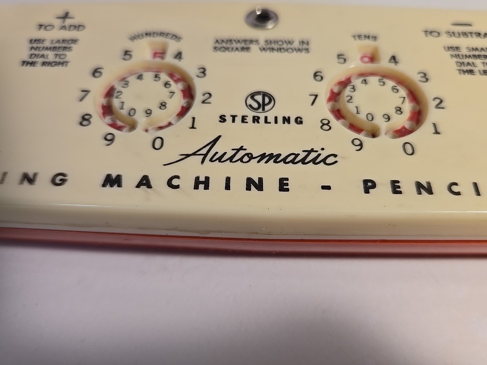 Vintage 1960s Sterling No. 566 Automatic Adding Machine