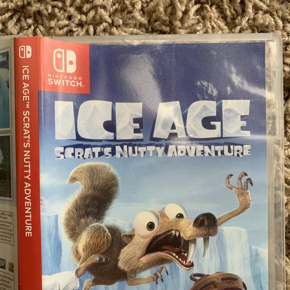 Empty Replacement Case & Artwork! Ice Age Scrat’s Nutty Adventure - Switch