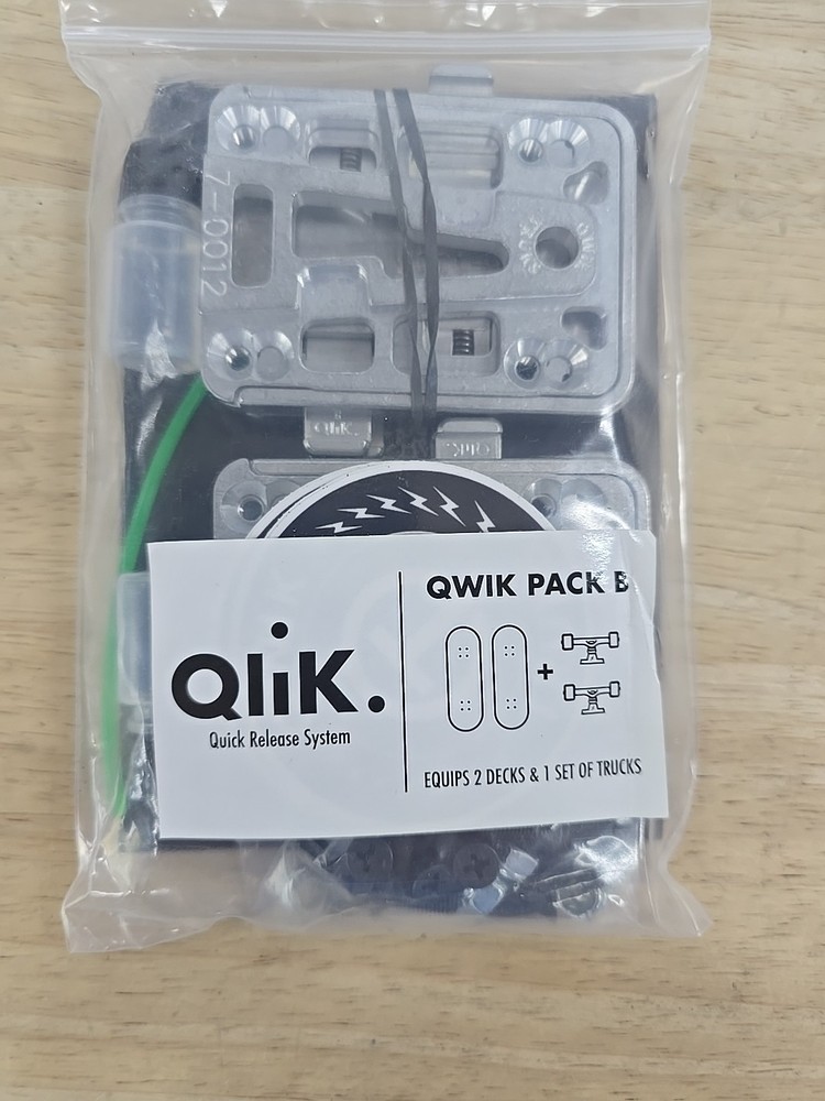 Qwik Pack B Hardware Kit For Skateboards - Quick Release System