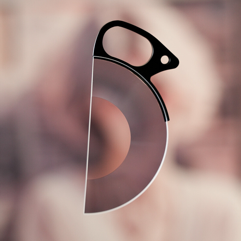 100mm Handheld Half Circular Split Vortex Special Effect Prism Filter Camera Acc