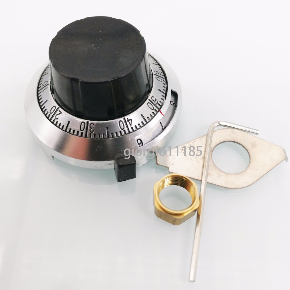 46mm B2 Dial Multi Turn Potentiometer Button Cap Switch