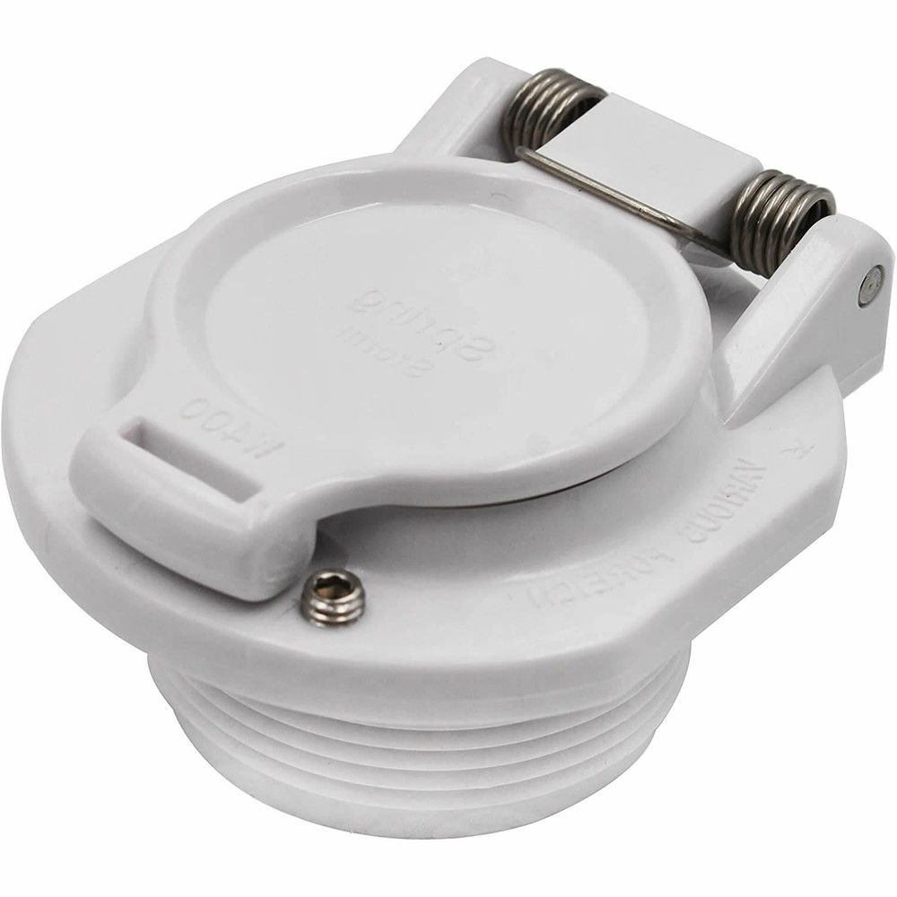 Safety Pool Vacuum Lock Wall Fitting White W400BWHP