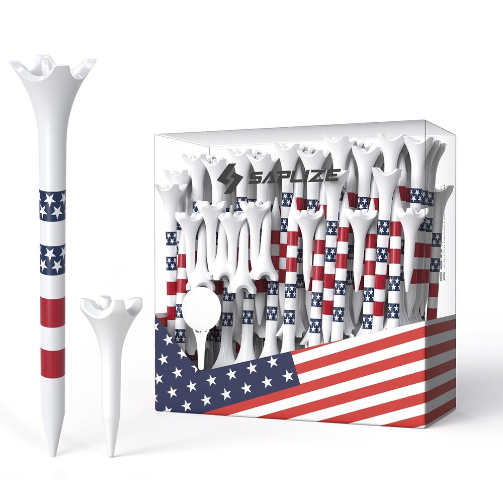 SAPLIZE Golf Tees Plastic 100/50 Pack 1-1/2" 3-1/4"