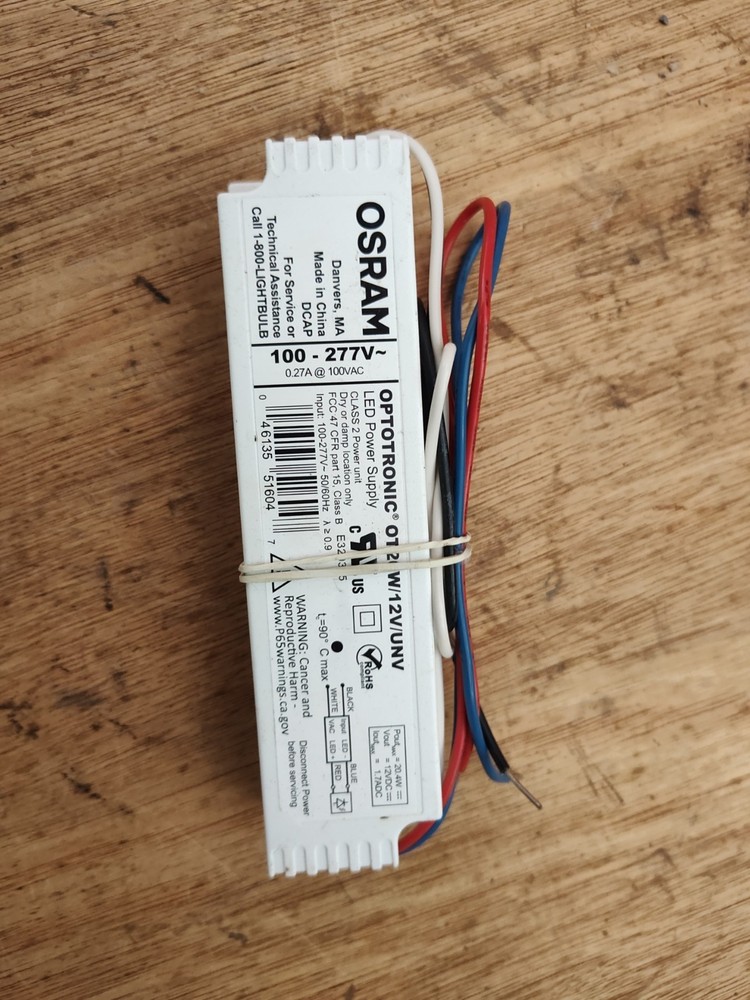 OSRAM OT20W/12V/UNV LED POWER SUPPLY