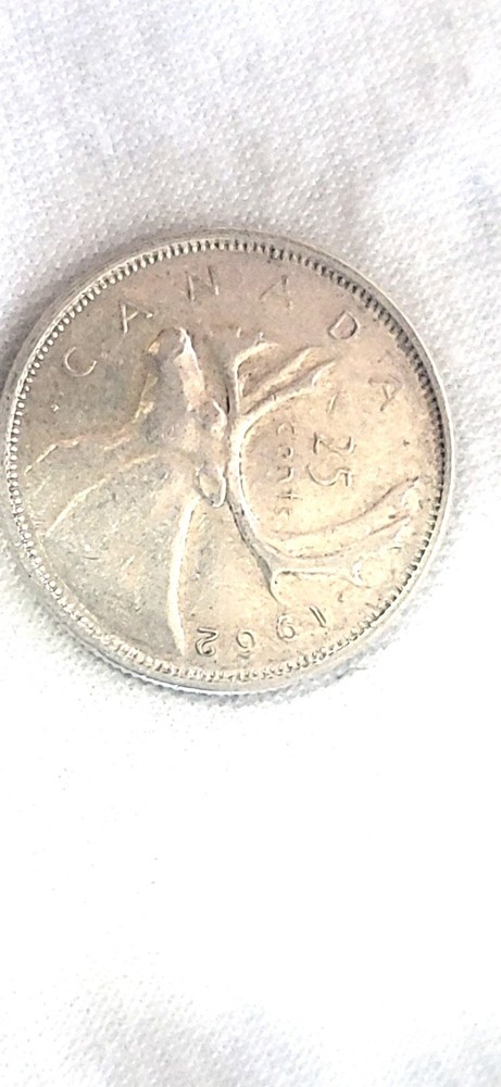 1962 Canada 25C Silver
