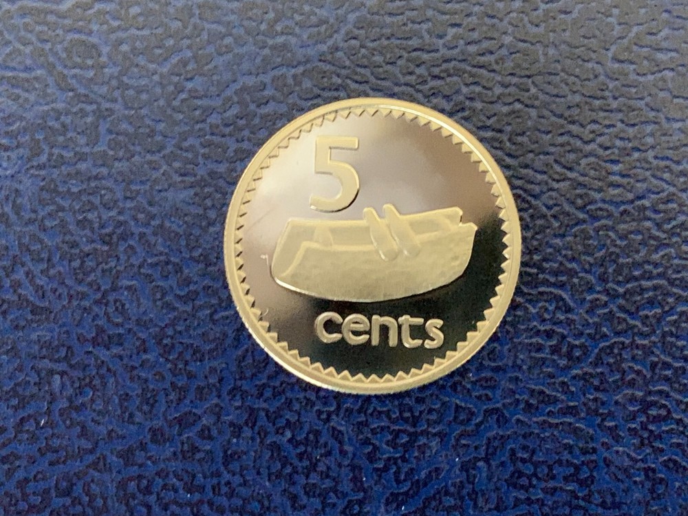 FIJI 1980 5 CENT PROOF COIN -Uncirculated