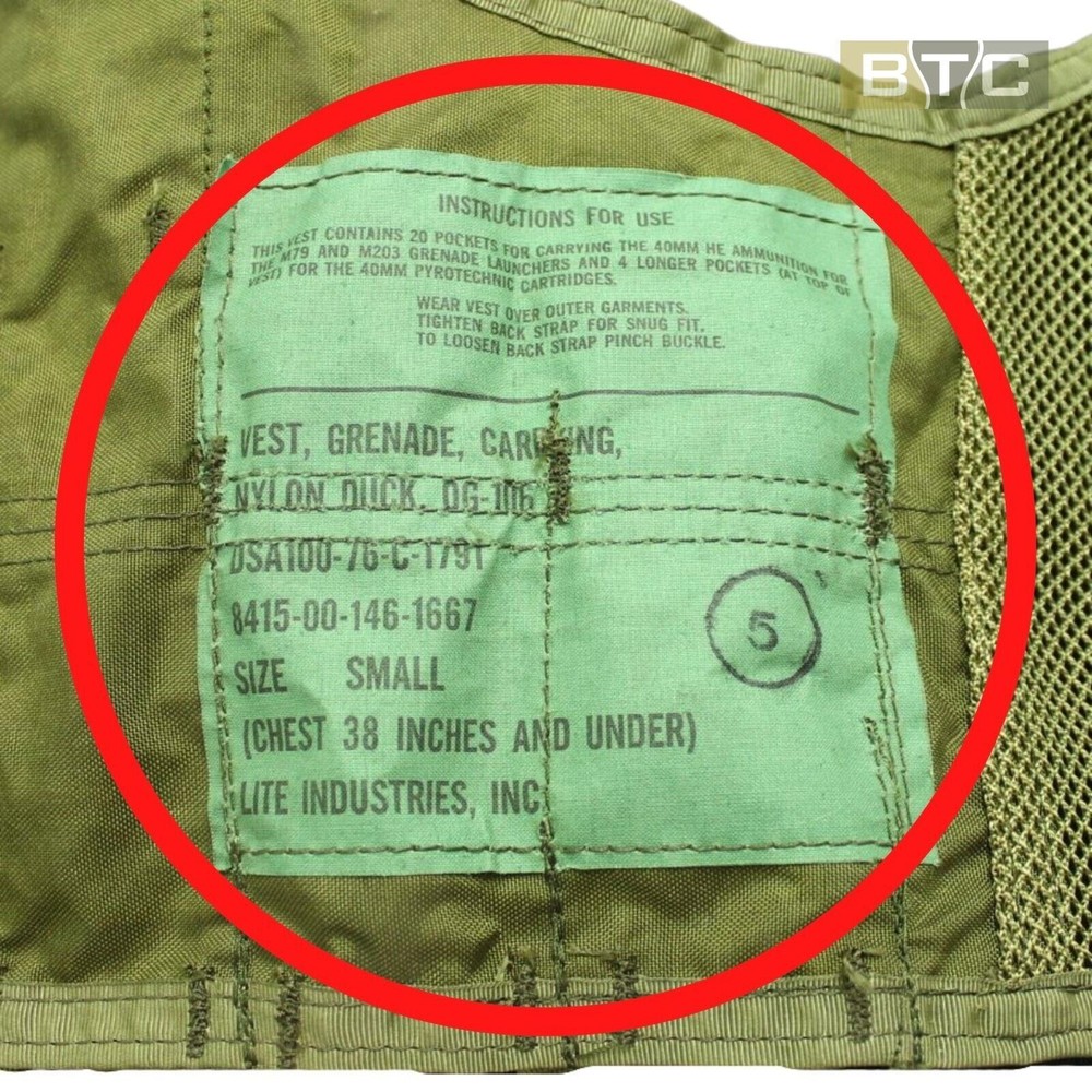US Original Ammo Carrying Vest - Unissued