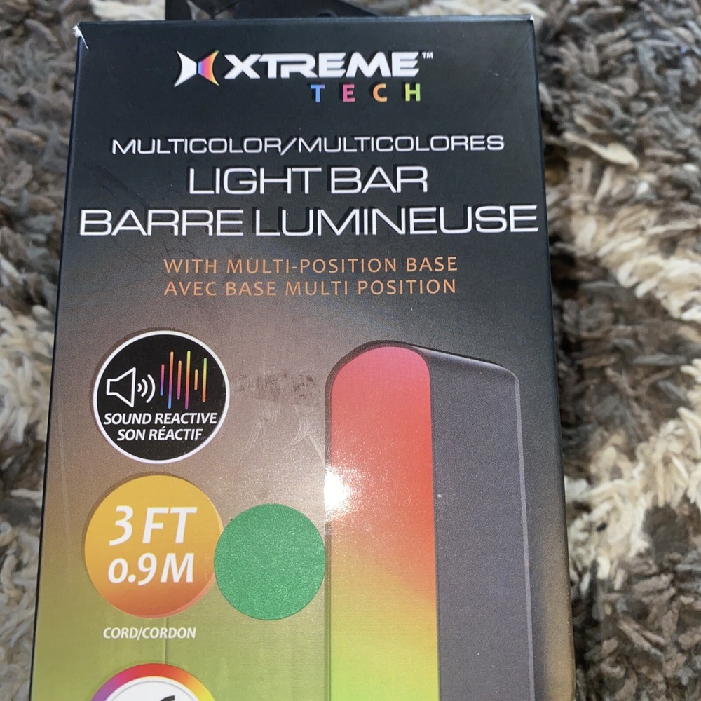 Xtreme Tech 16 Multi Color Light Bar Sound Reactive LED Light Effects Remote