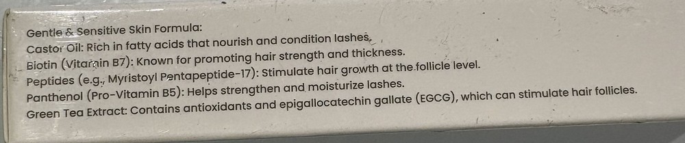 ege Cosmetics Eyelash Serum for eyelash growth - 6ml bottle