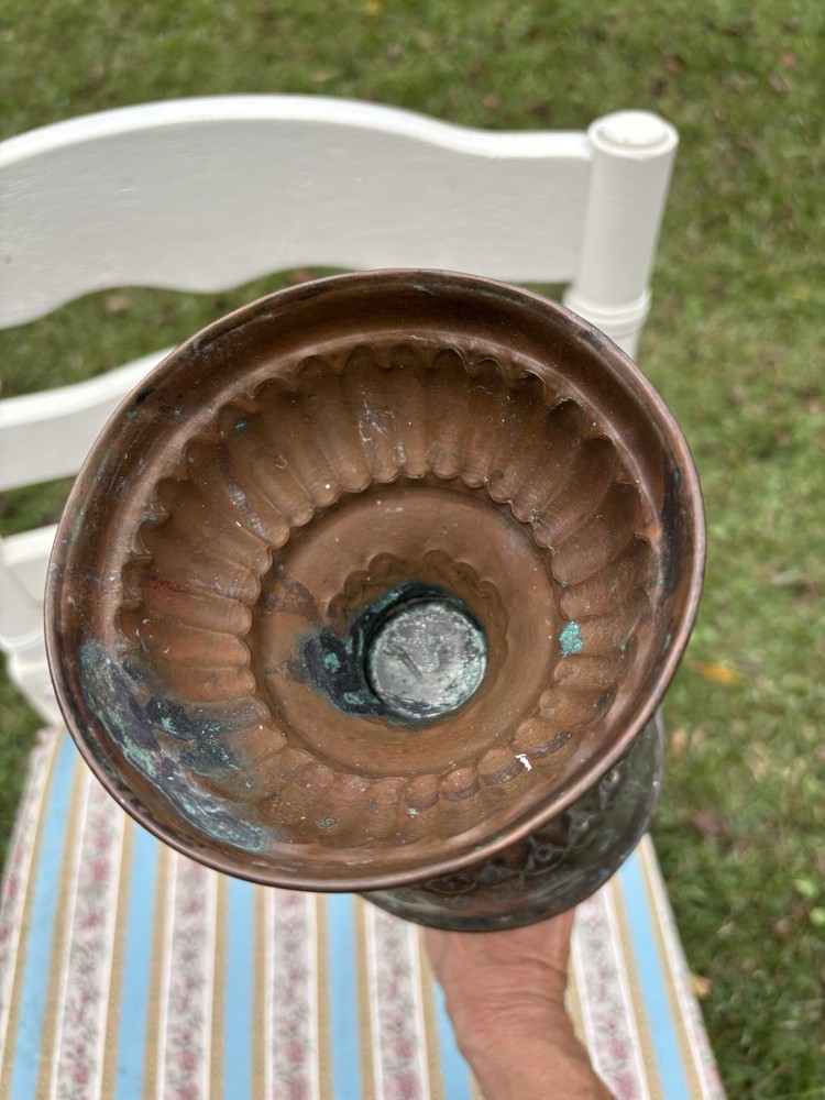 Hand Hammered Ewer Urn Pitcher Turkish Middle Eastern