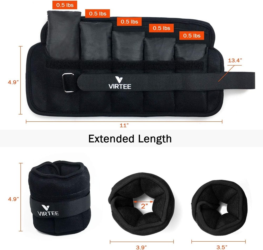 Adjustable from 1 to 5 lbs, Weights 1 5 Black