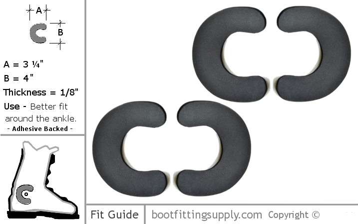 C Pads - 2 Pair (4 pieces)