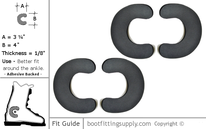 C Pads - 2 Pair (4 pieces)