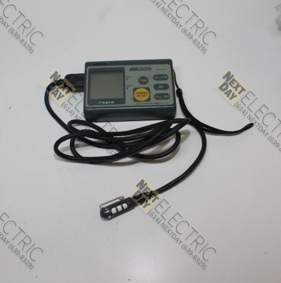 Sato Keirvoki, SK-L200TH, Data Logger Temperature Humidity Recorder Controller