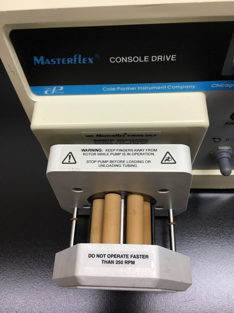 Cole Parmer Masterflex Console Drive Model 7521-50 With Pump Head 7519-10
