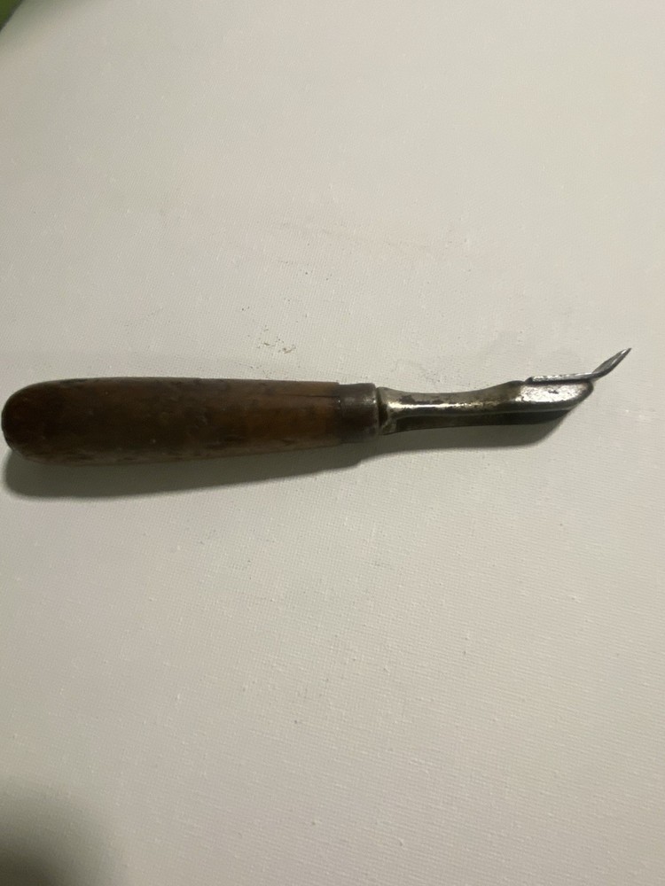 Vintage Nail Puller with Wood Handle Unbranded
