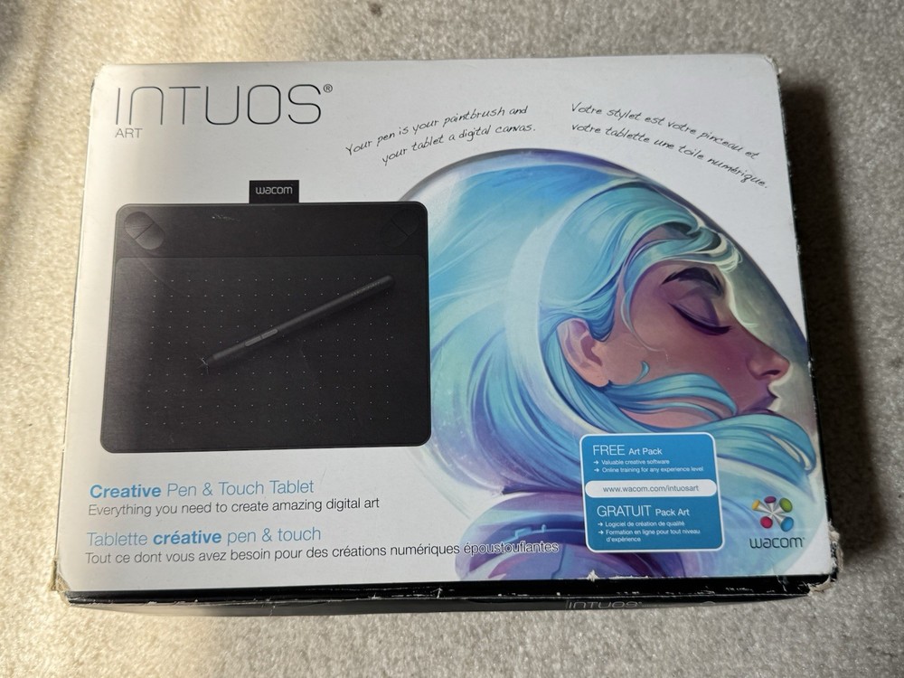 Wacom Intuos Art Graphics Tablet USB Wired Connectivity