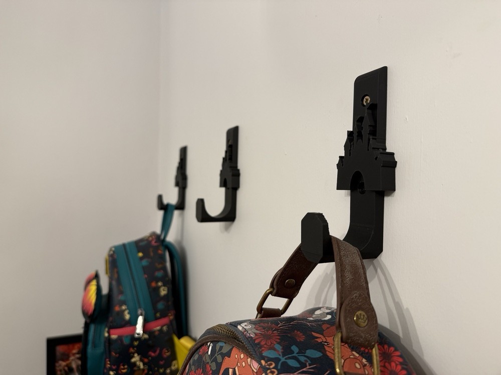 3 X Loungefly Bag Display Hooks Star Wars Black