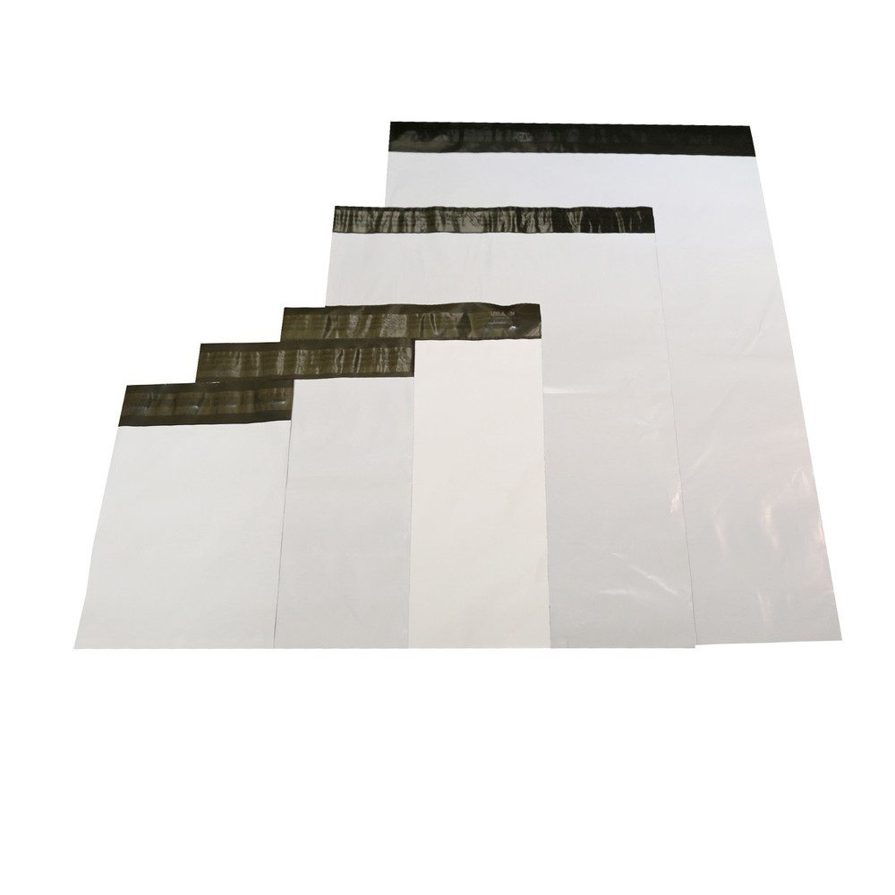 Pick Size, Quality & Quantity 1-5000 White Poly Mailers Shipping Bags Envelopes