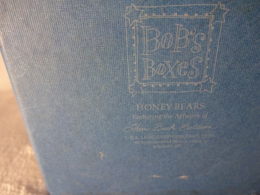 vintage BoB’s boxes Honey Bears keepsake trinket box