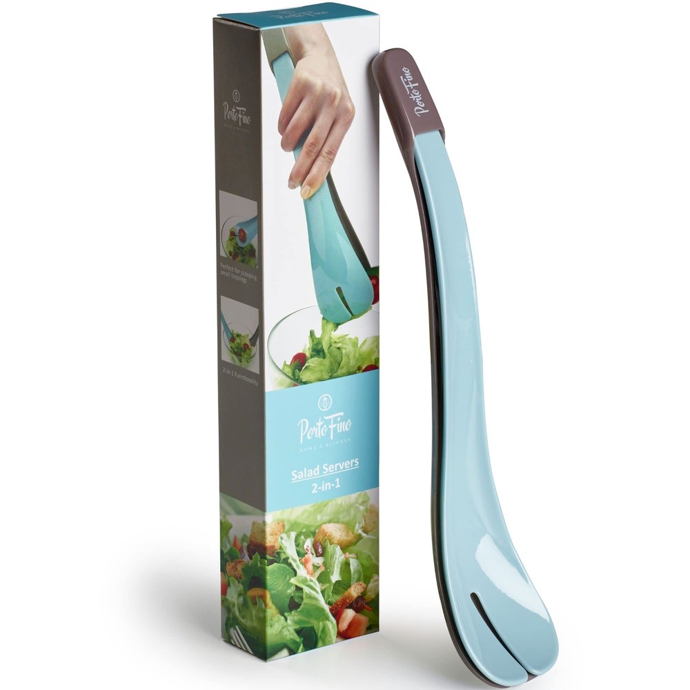 Salad Tongs Plastic Serving Utensils Space Saving Nesting Design Kitchen