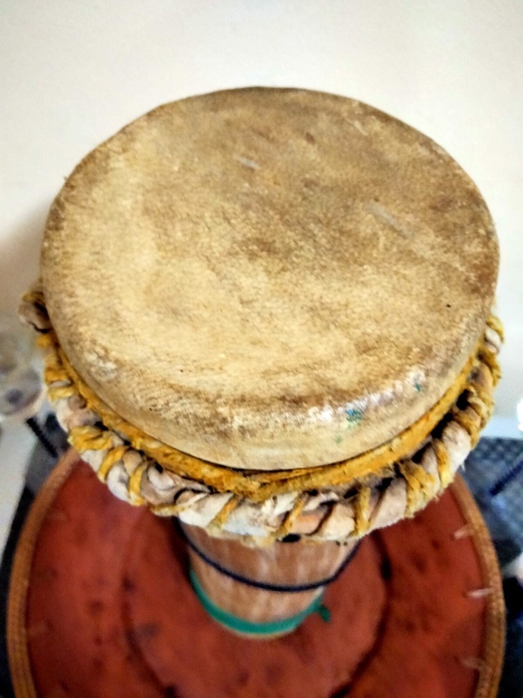 Bamboo Hand Made Drum Djembe