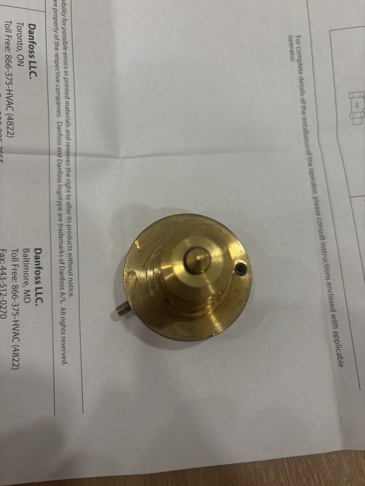 Danfoss 013G-8072 Rav To Ra2000 Valve Operator Adapter 013G8072