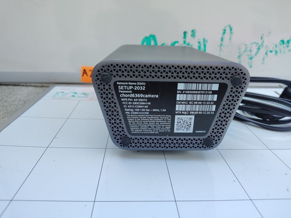 Cox Panoramic WiFi Gateway Modem-Router