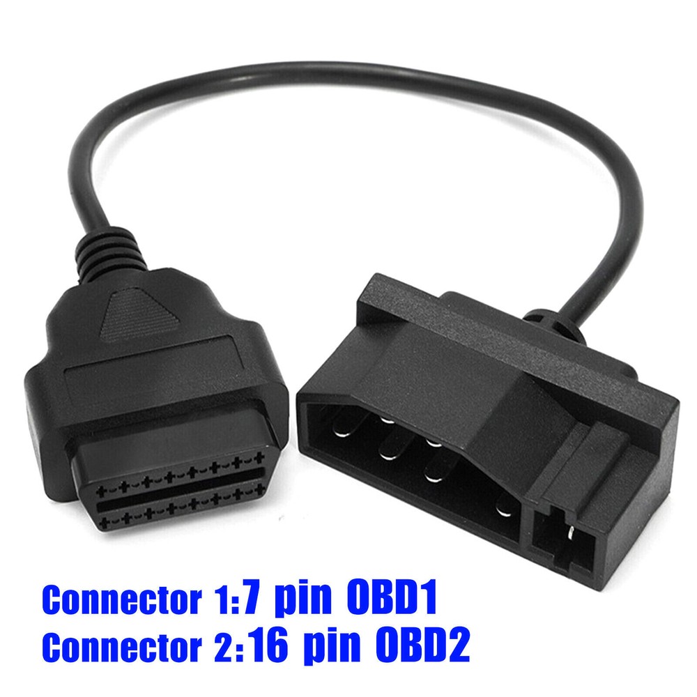 For Ford Engine Repair Tool 7 Pin OBD1 to OBD2 Cable Adapter Code Reader Scanner